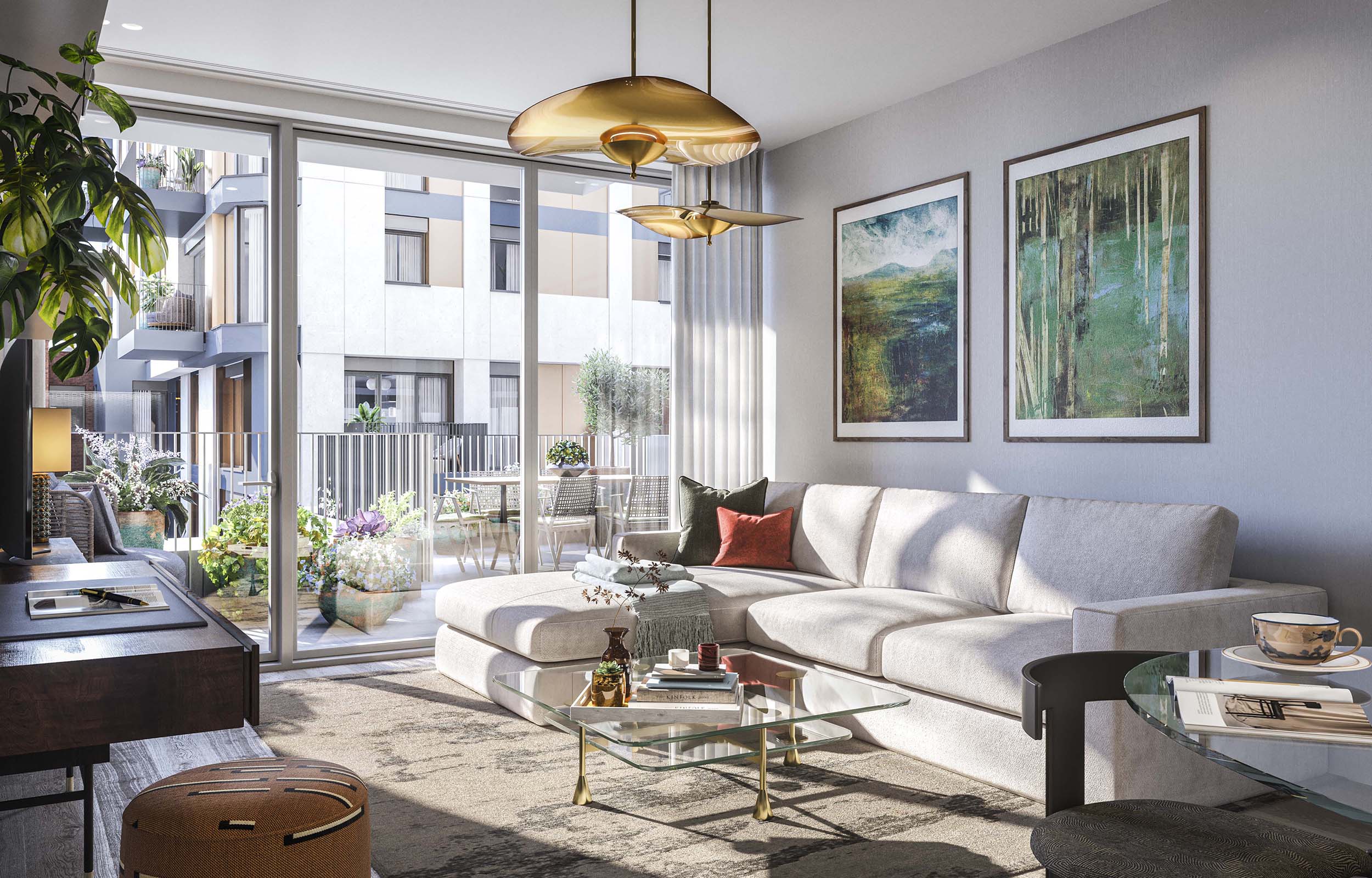 Chiswick Green West London Living Room